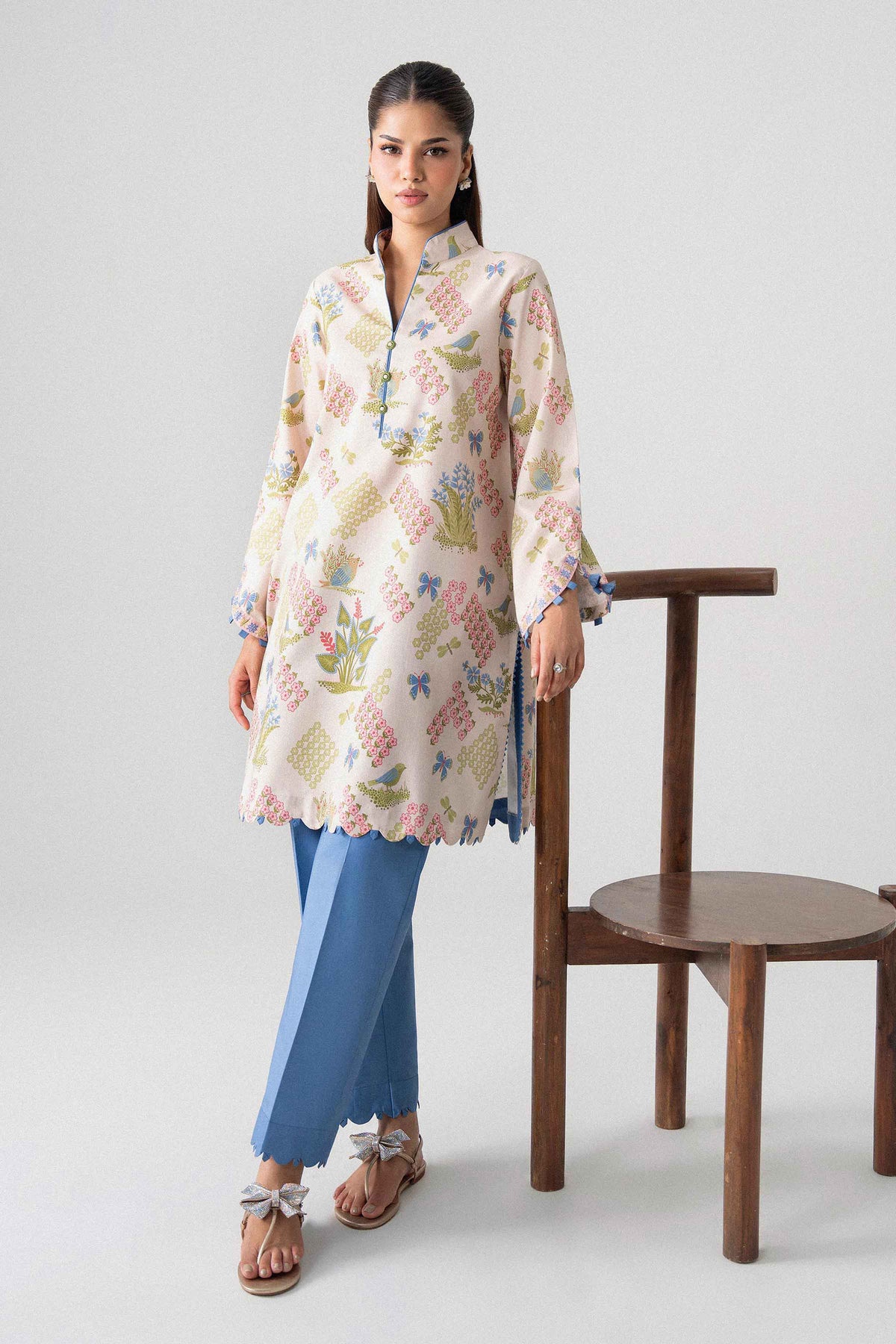 2 Piece - Printed Suit - U2ST-NISHA26WV1-27