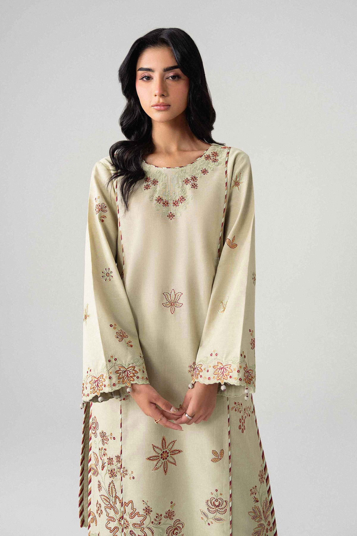 2 Piece - Embroidered Suit - U2STE-NISHA26WV1-13