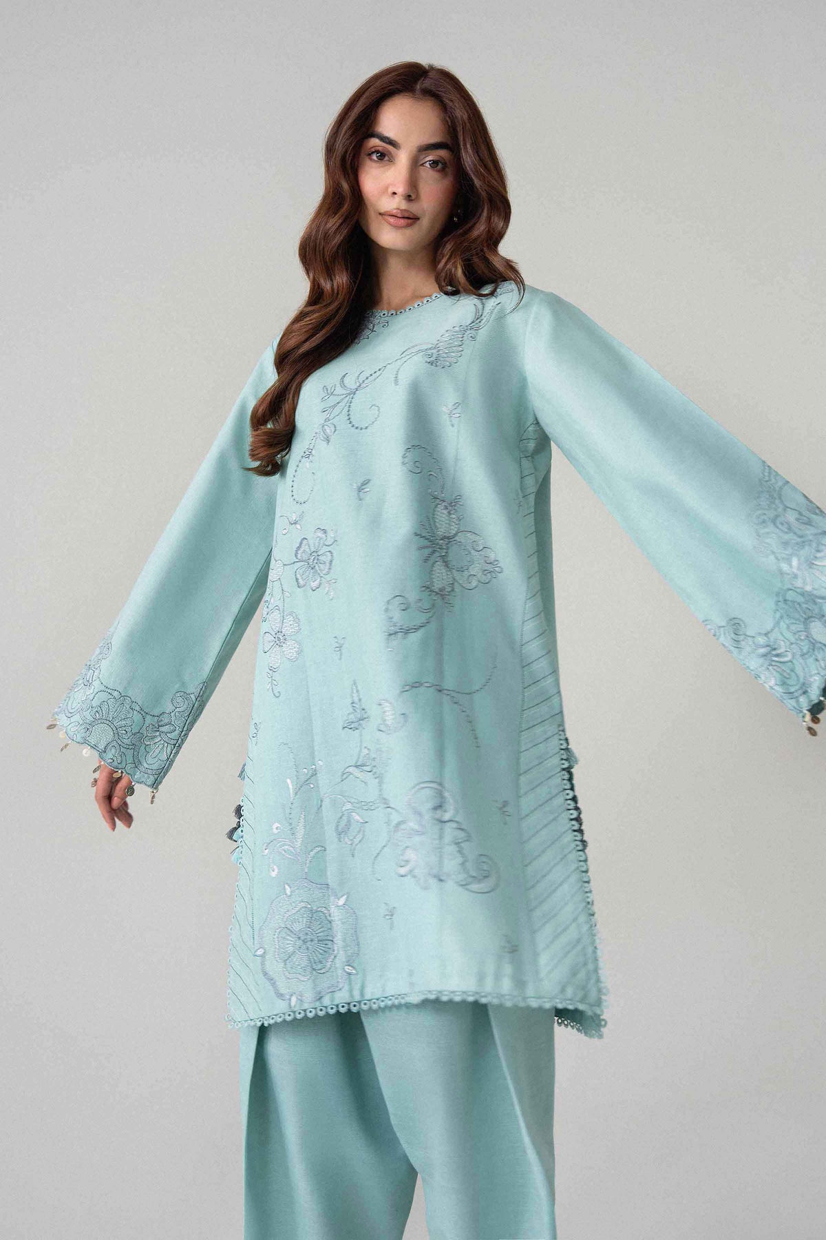 2 Piece - Embroidered Suit - U2STE-NISHA26WV1-15