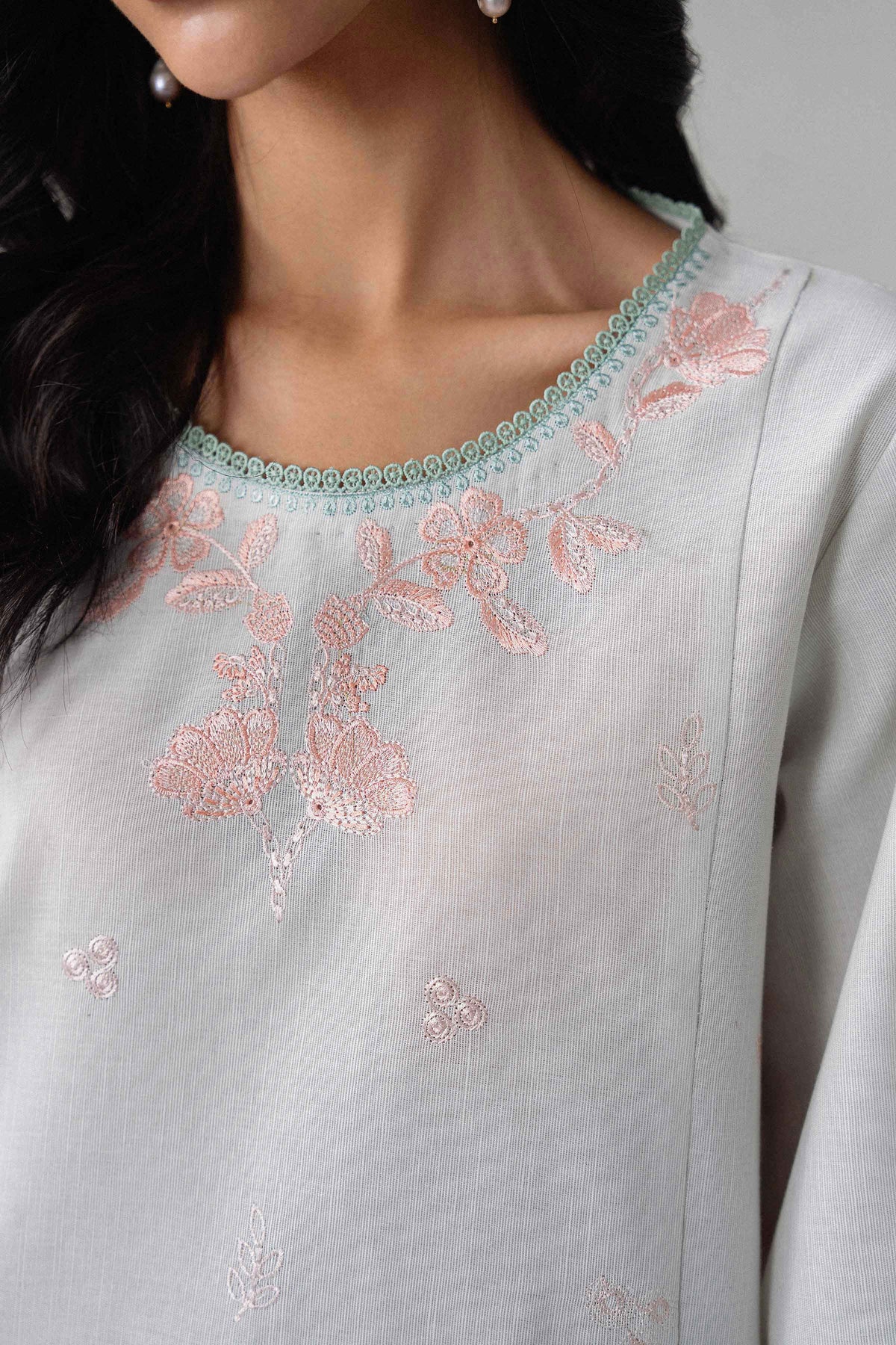 2 Piece - Embroidered Suit - U2STE-NISHA26WV1-17