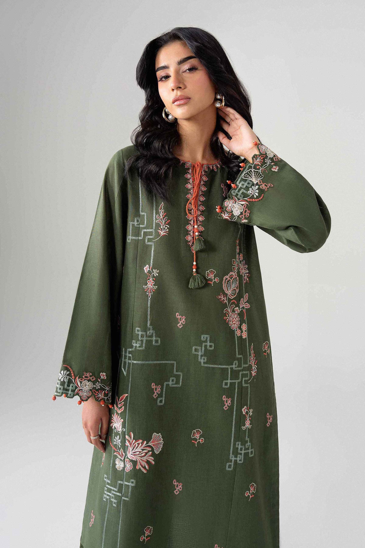 2 Piece - Embroidered Suit - U2STE-NISHA26WV1-18