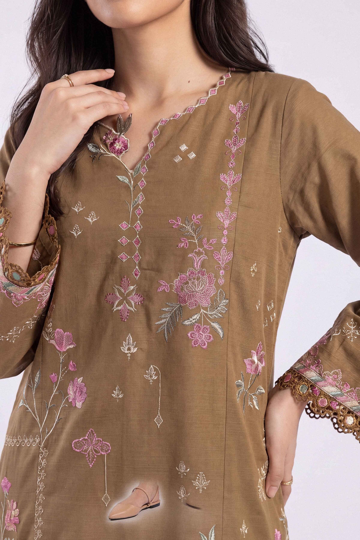 2 Piece - Embroidered Suit - U2STE-NISHA26WV1-72