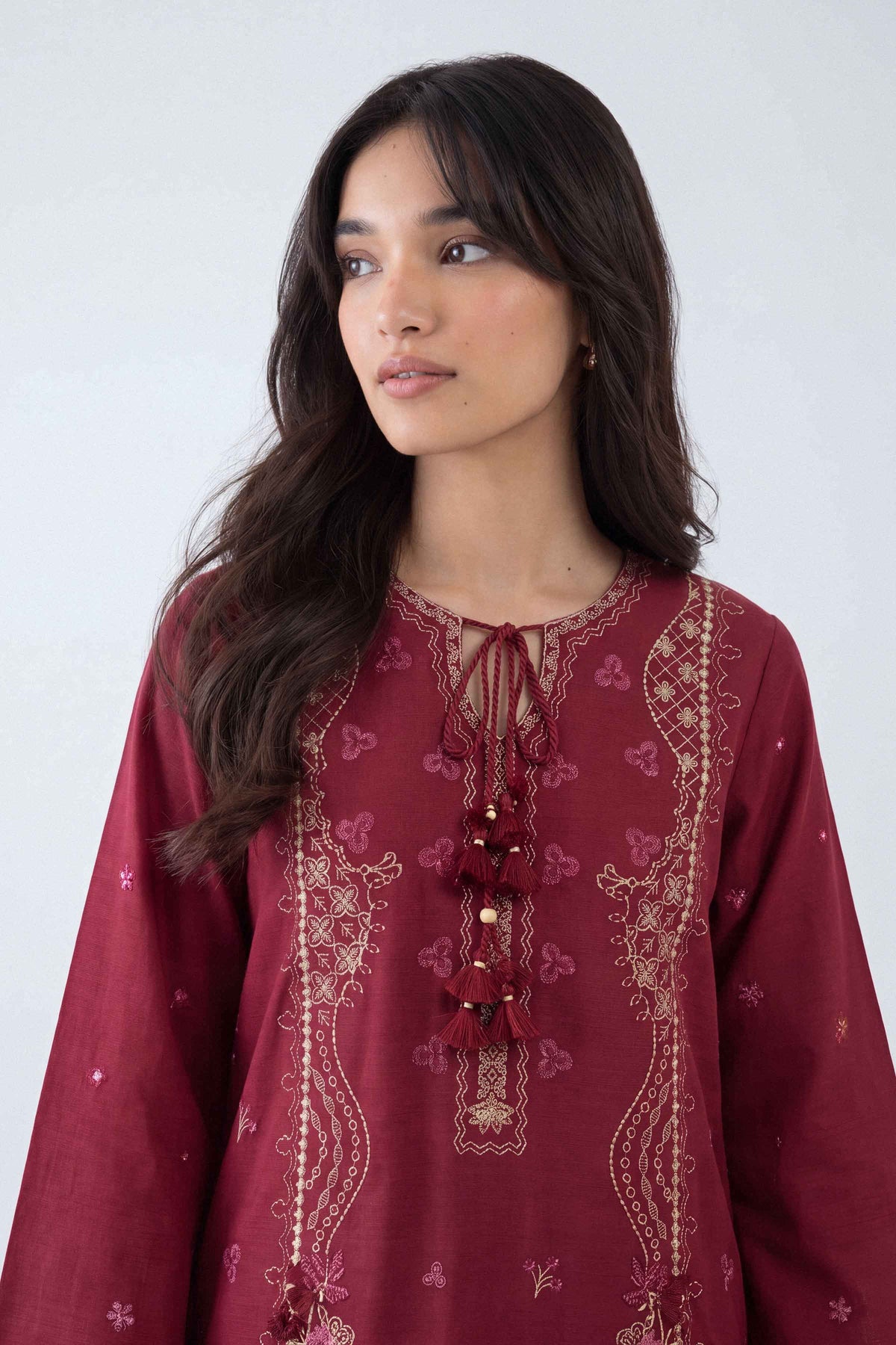 2 Piece - Embroidered Suit - U2STE-NISHA26WV1-88