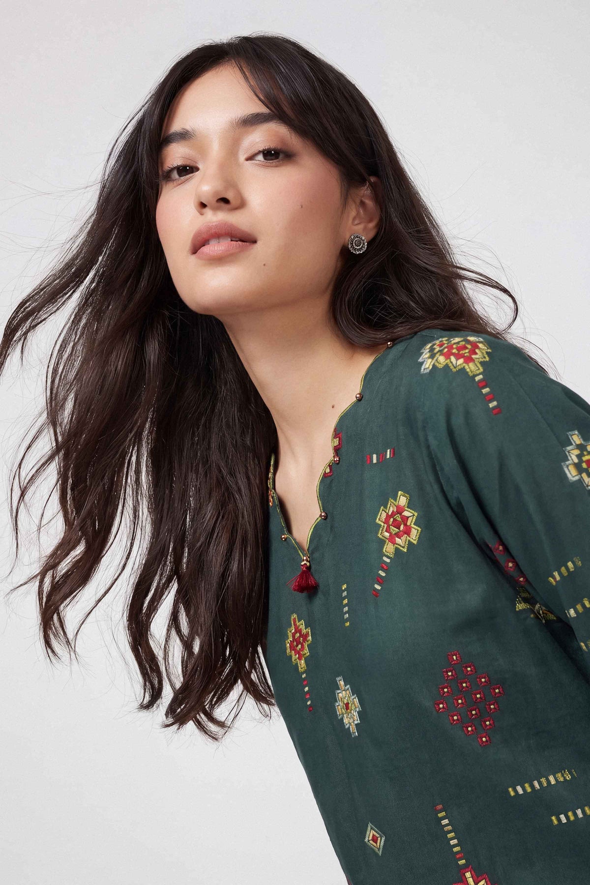 3 Piece - Digital Printed Suit - U3P-NISHA26WV1-15