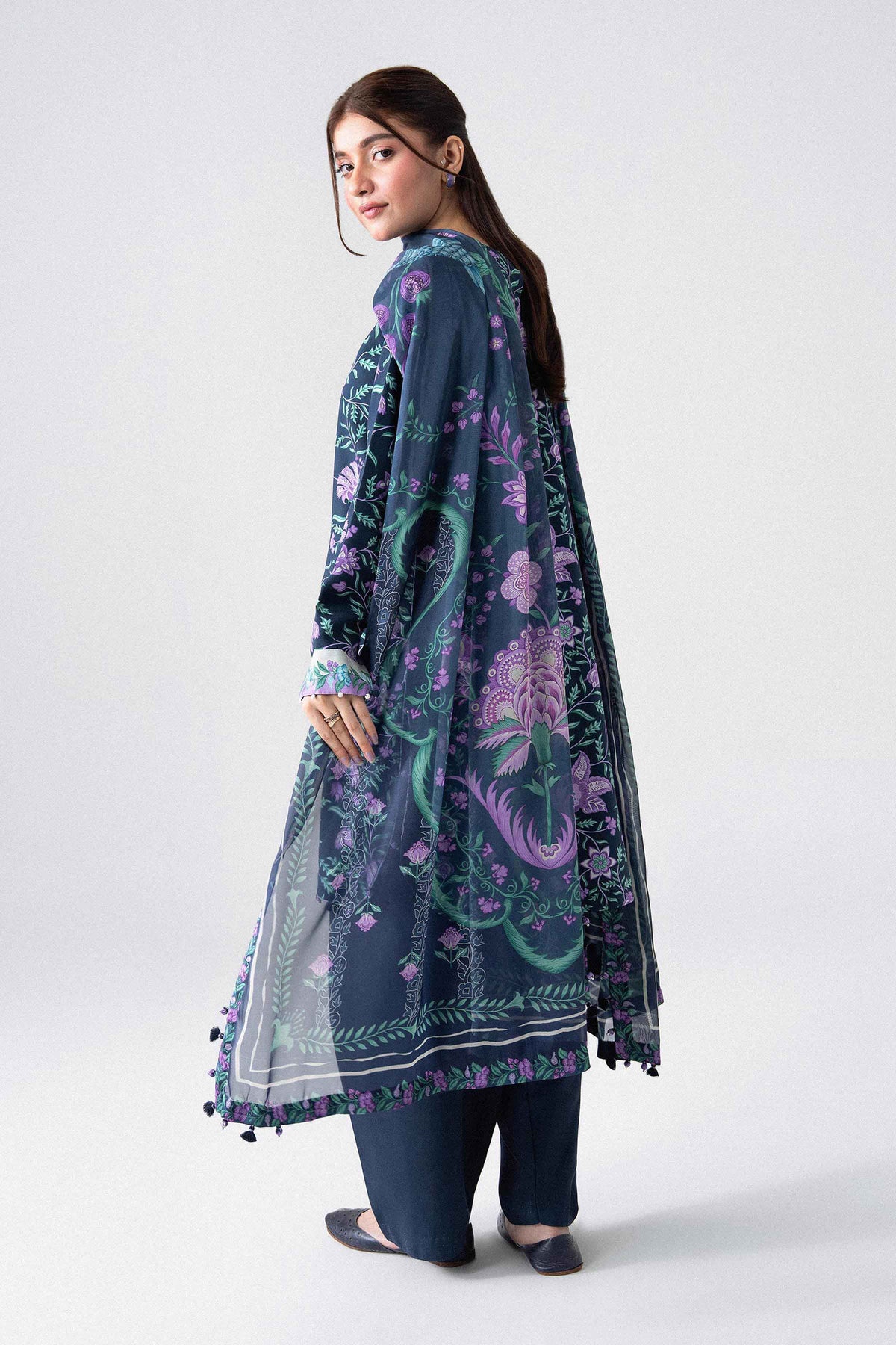 3 Piece - Digital Printed Suit - U3P-NISHA26WV1-2