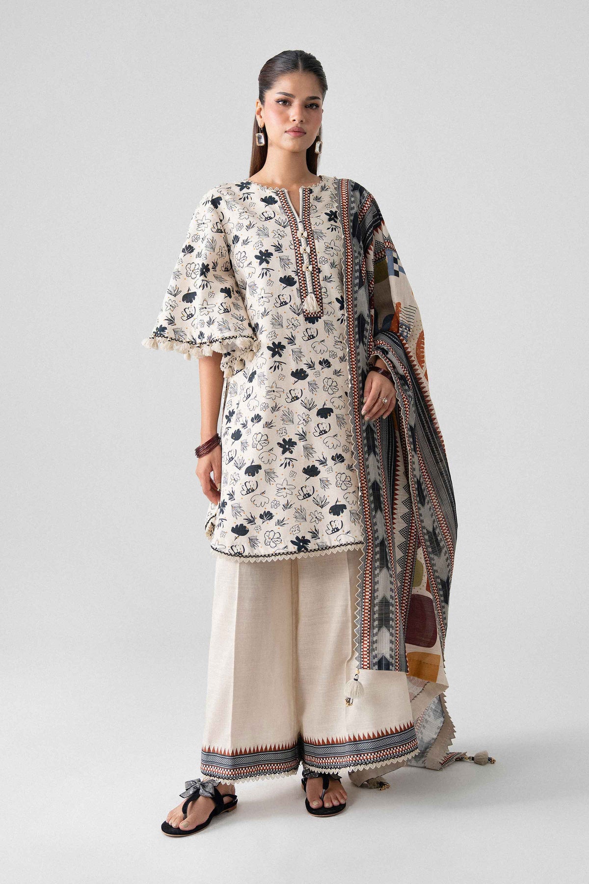 3 Piece - Printed Suit - U3P-NISHA26WV1-29 for, - Unstitched Collection | Nishat | Shop Online