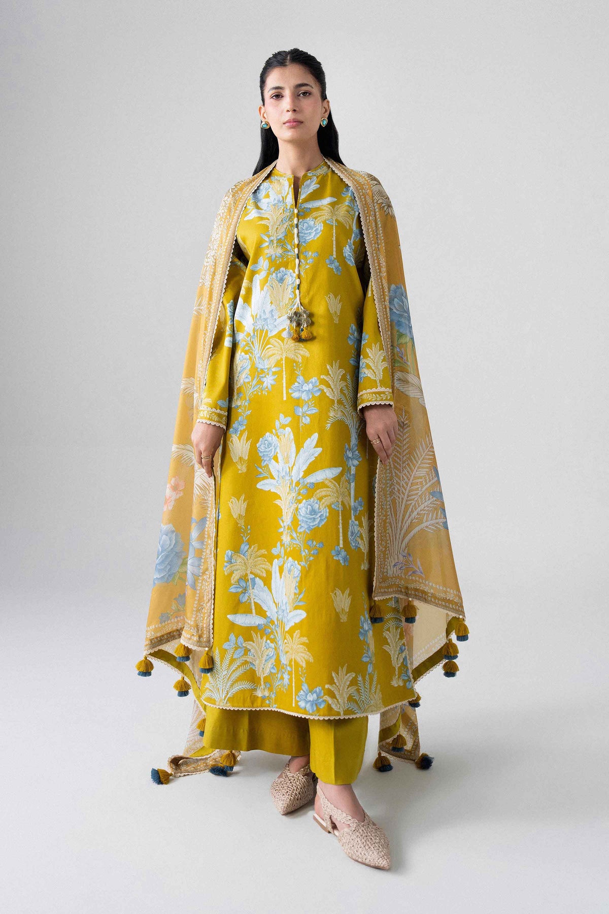 3 Piece - Digital Printed Suit - U3P-NISHA26WV1-4
