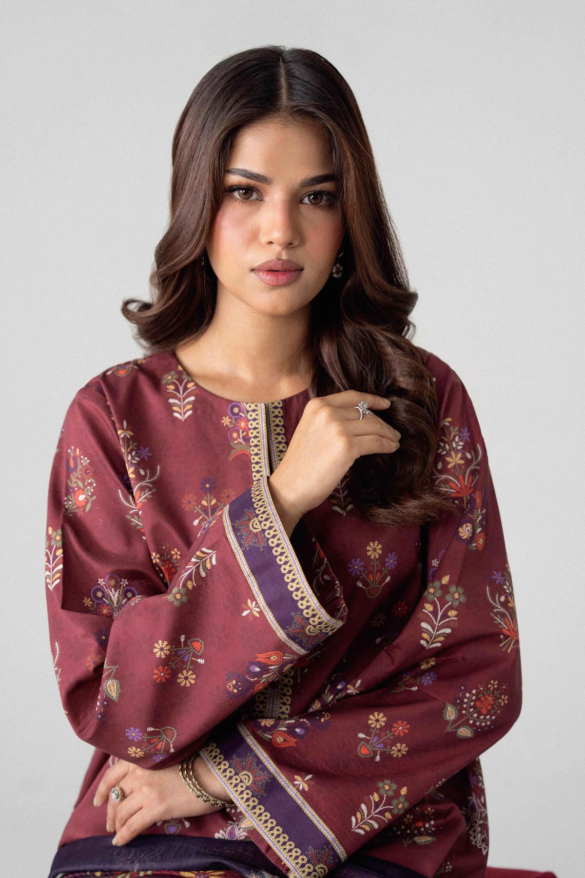 3-Piece Digital Printed Suit in Lawn unstitched