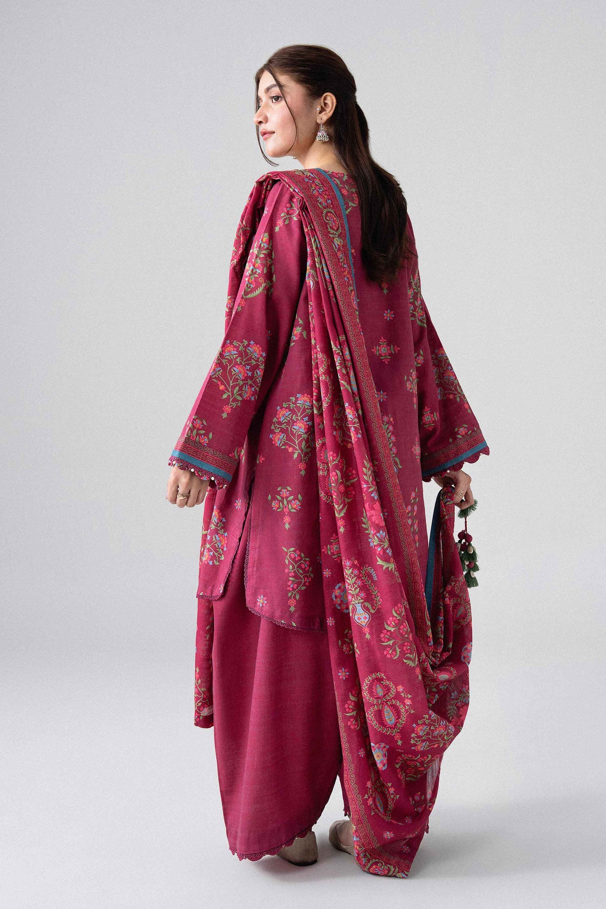 3 Piece - Printed Suit - U3P-NISHA26WV1-62