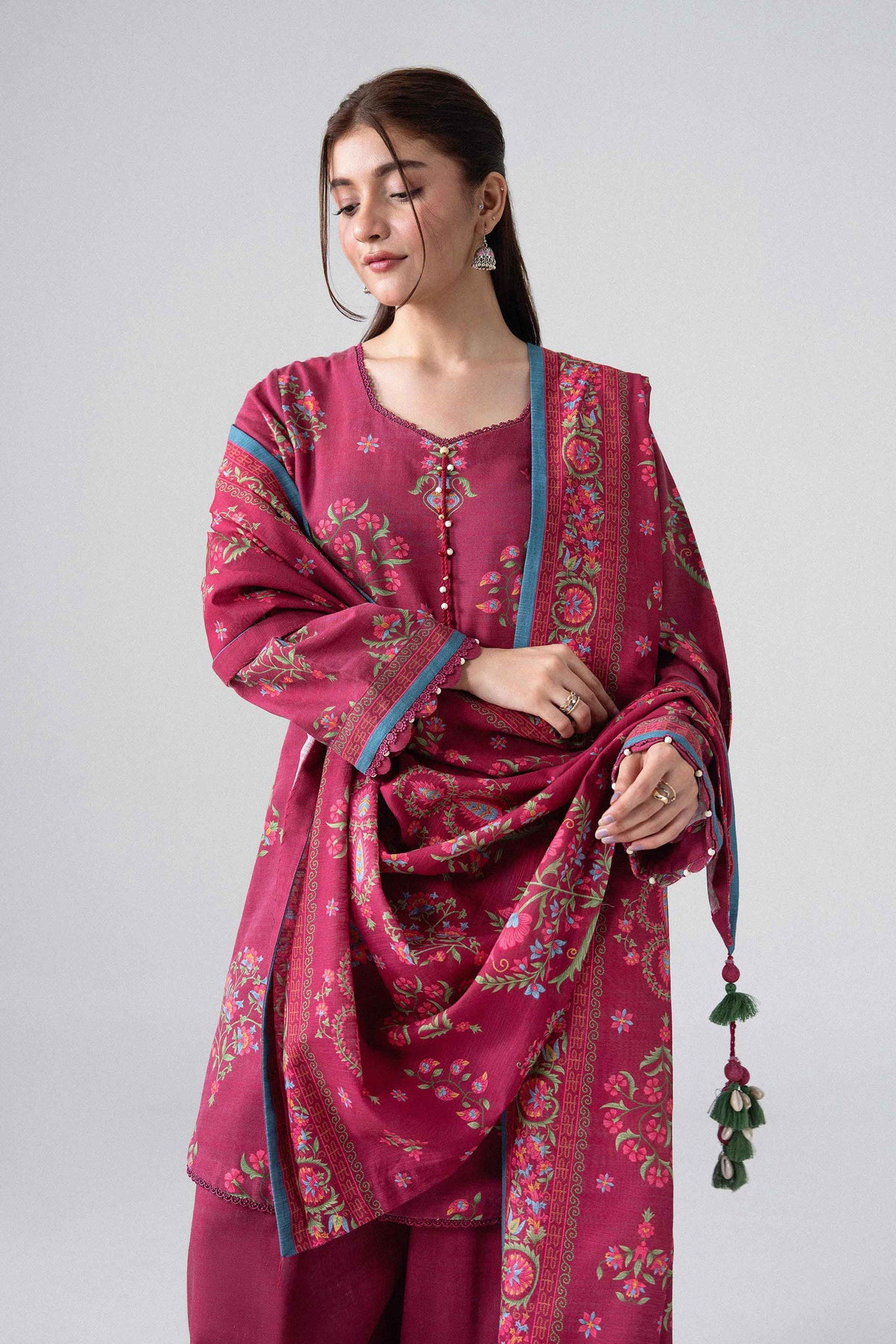 3 Piece - Printed Suit - U3P-NISHA26WV1-62
