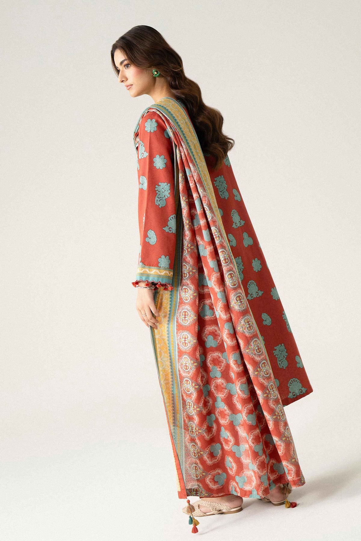 3 Piece - Printed Suit - U3P-NISHA26WV1-67