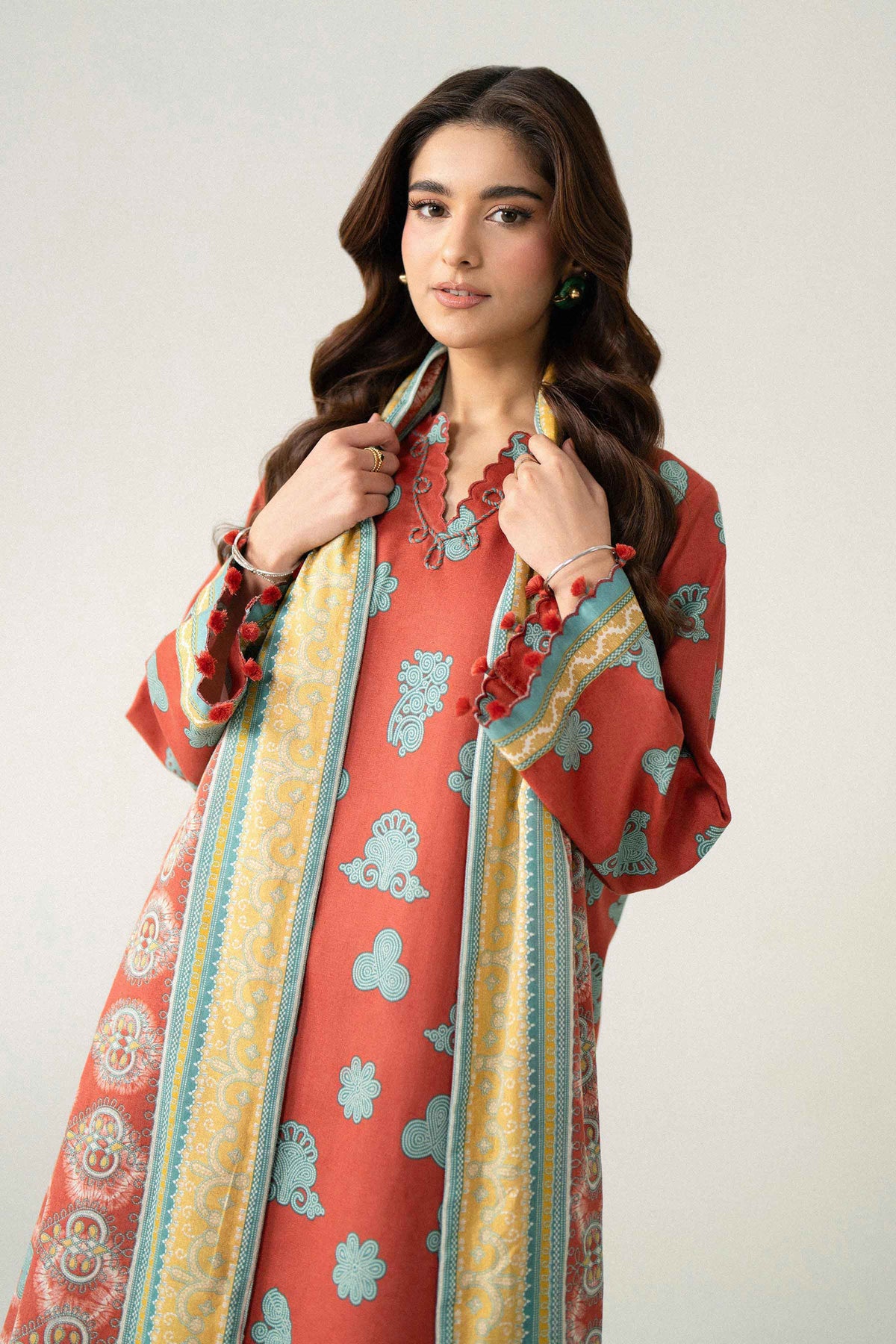3 Piece - Printed Suit - U3P-NISHA26WV1-67