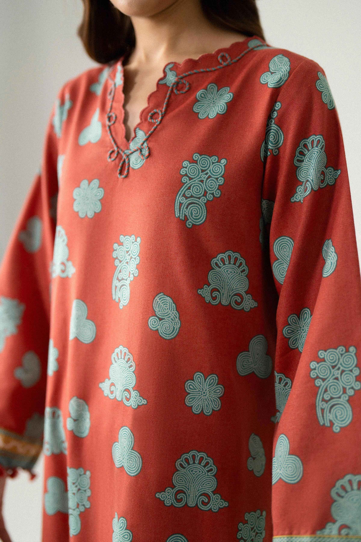3 Piece - Printed Suit - U3P-NISHA26WV1-67