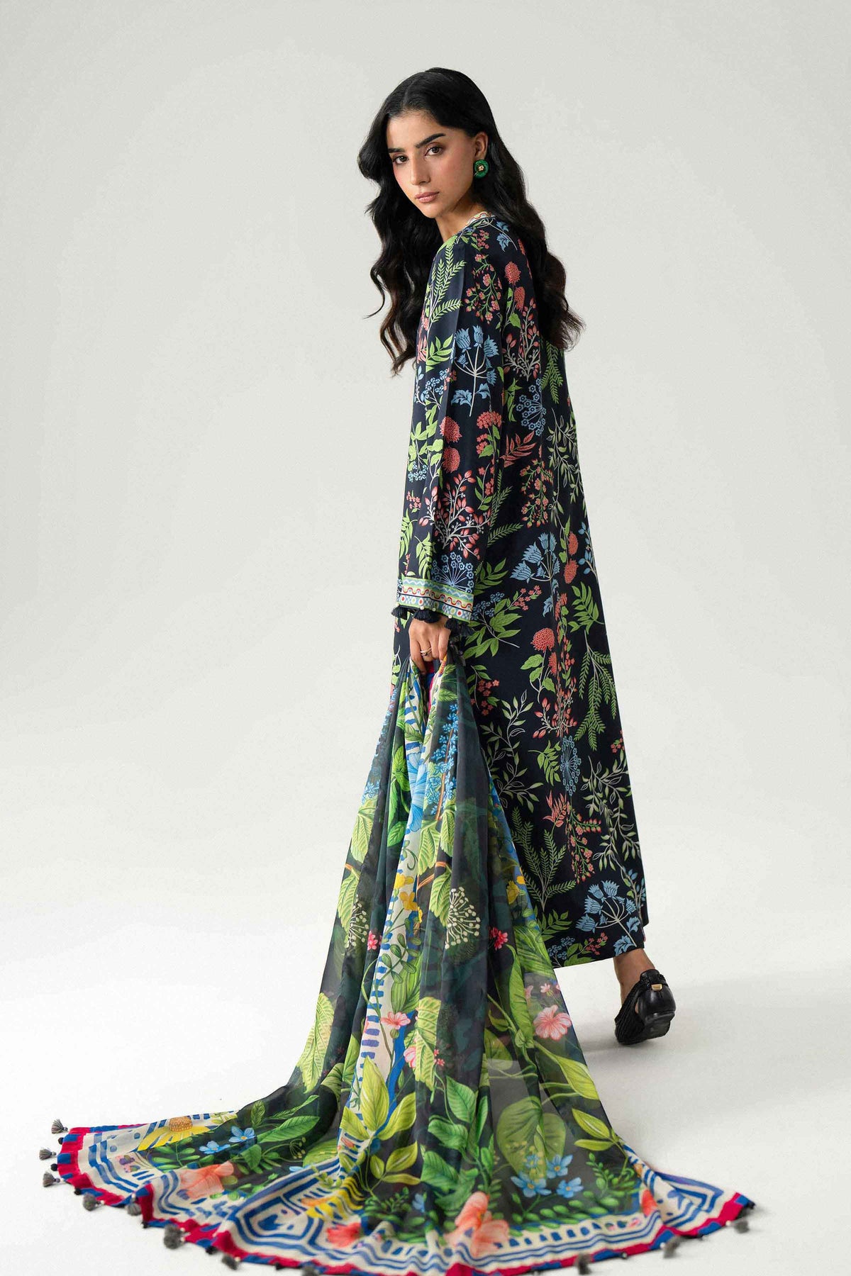 3 Piece - Digital Printed Suit - U3P-NISHA26WV1-7