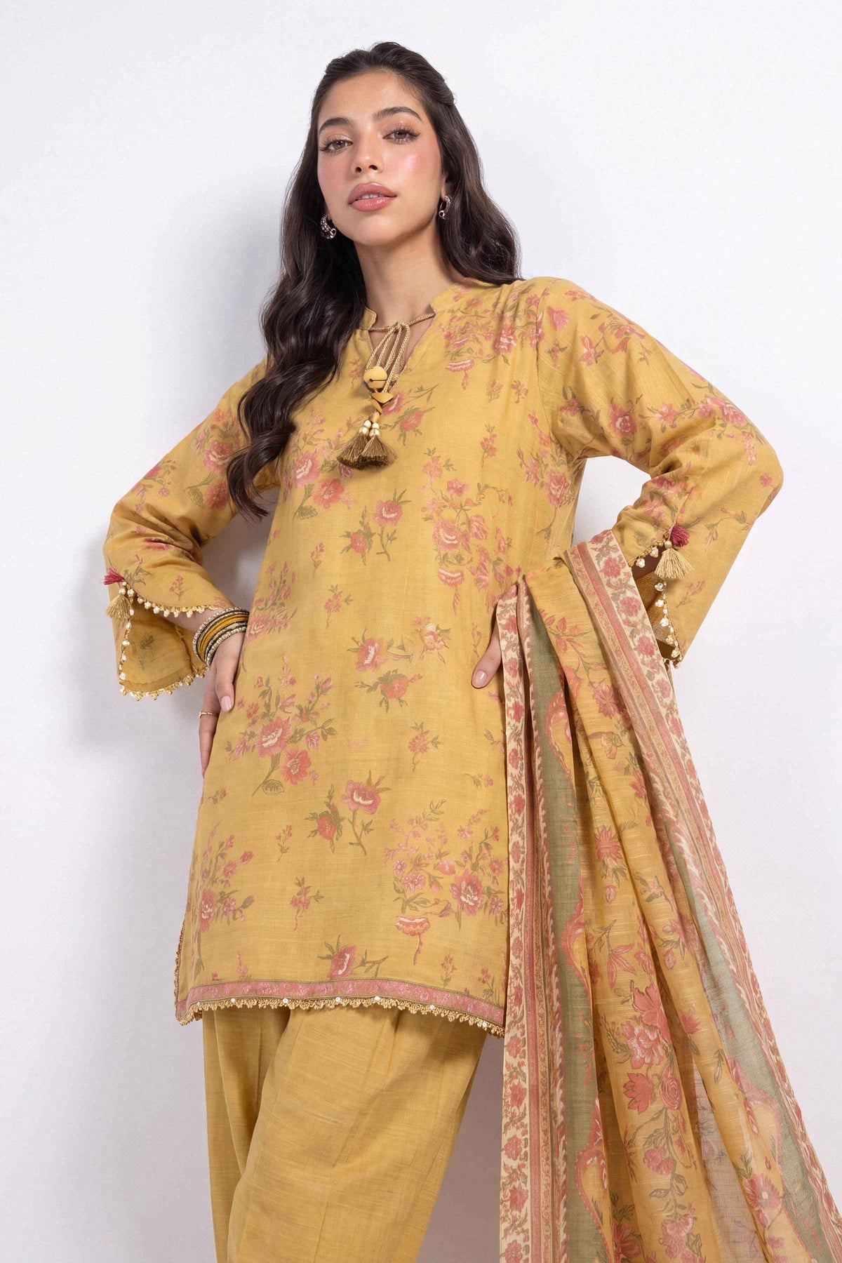 3 Piece - Printed Suit - U3P-NISHA26WV1-84