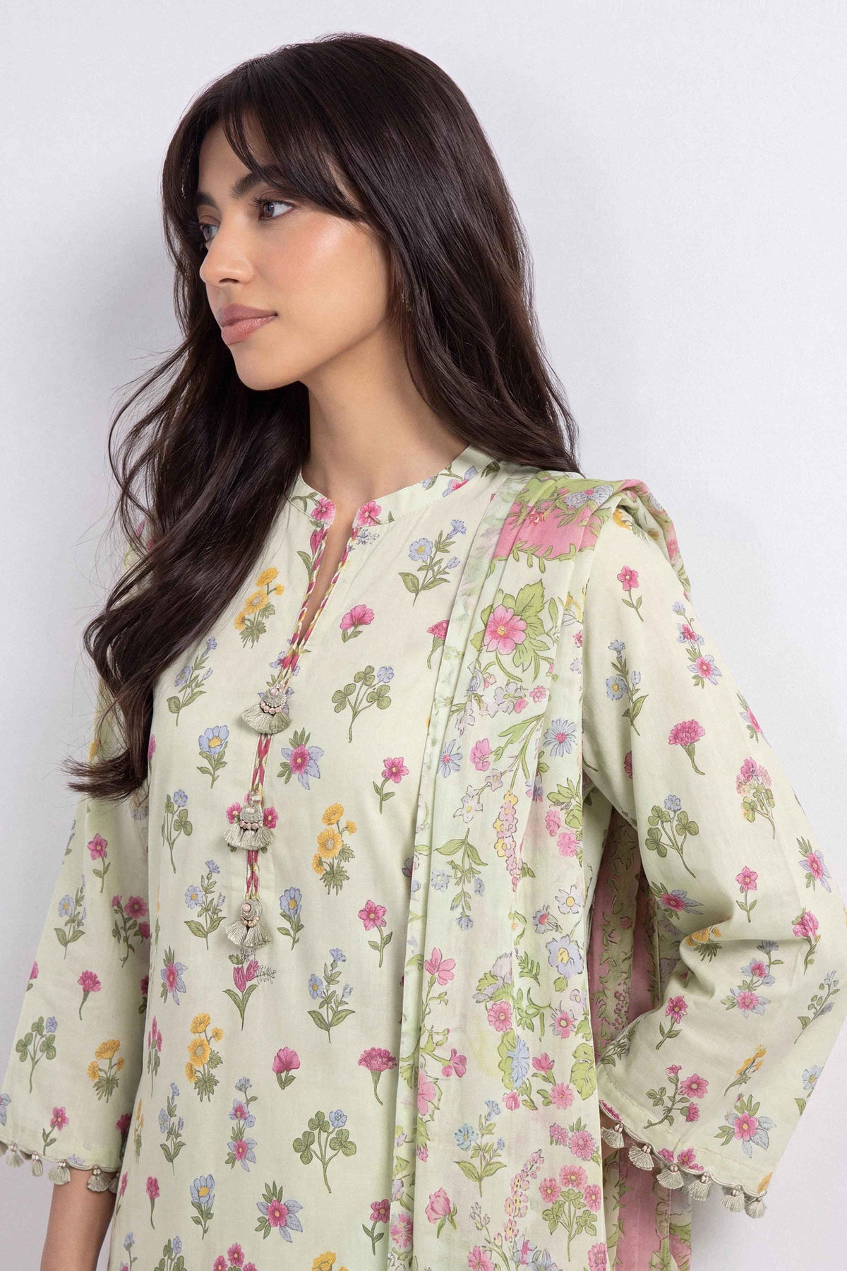 3 Piece - Digital Printed Suit - U3P-NISHA26WV1-9