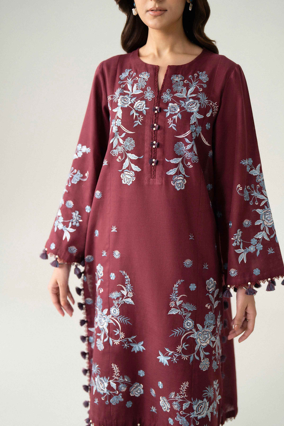 3 Piece - Printed Embroidered Suit - U3PE-NISHA26WV1-228