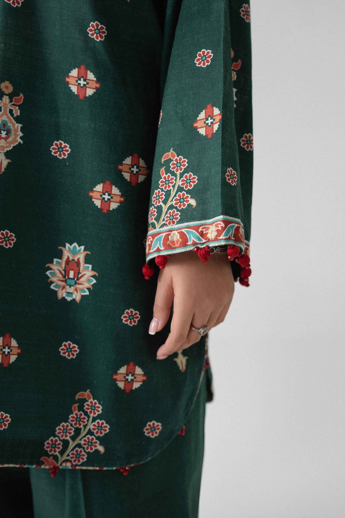3 Piece - Printed Embroidered Suit - U3PE-NISHA26WV1-34