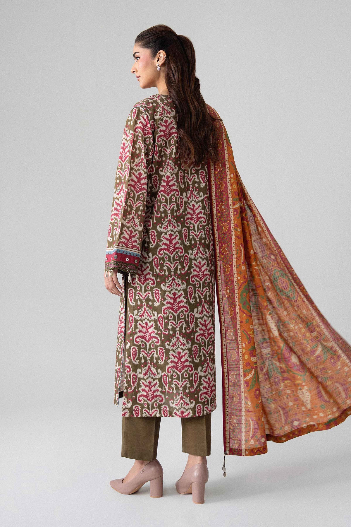 3 Piece - Printed Embroidered Suit - U3PE-NISHA26WV1-38