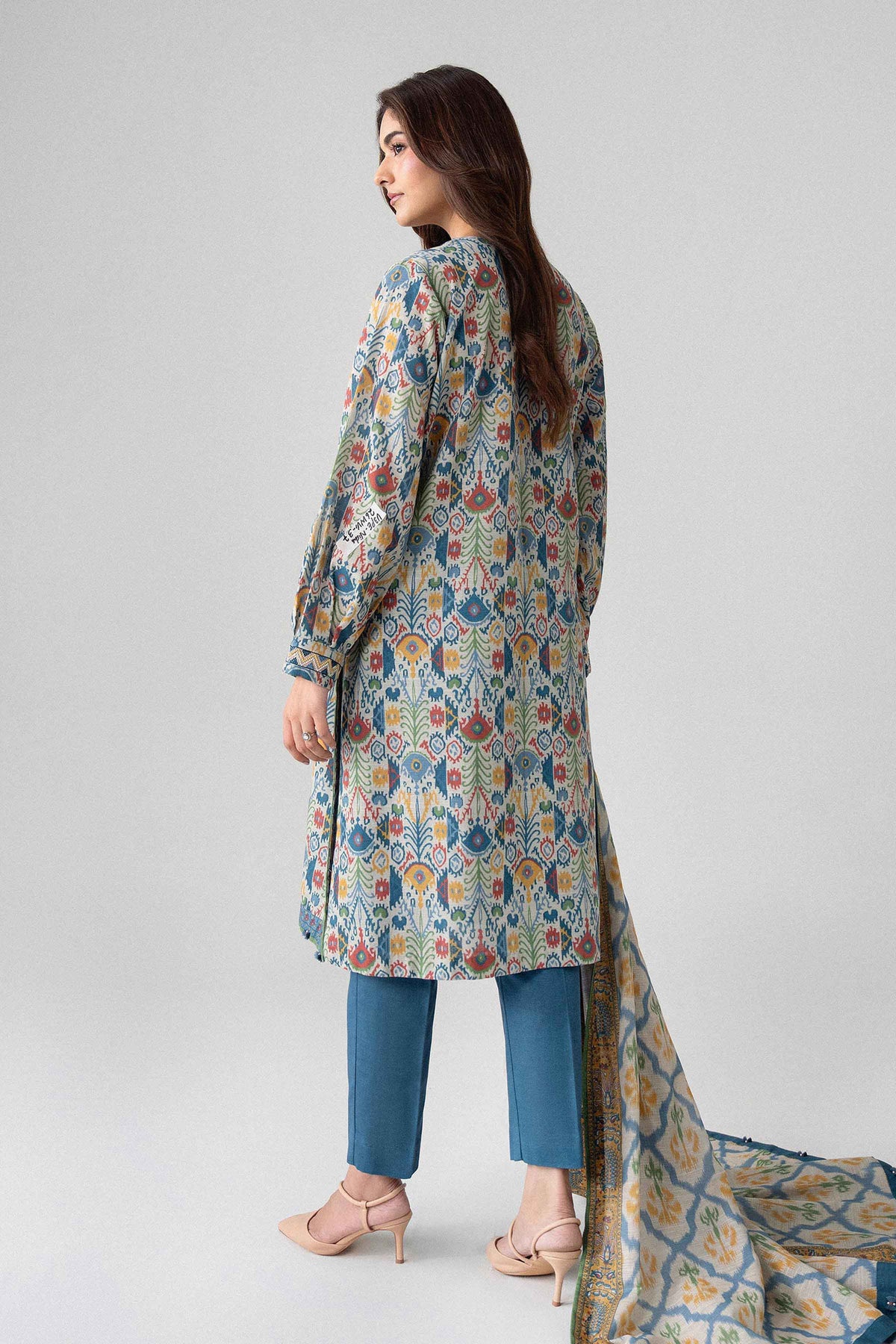 3 Piece - Printed Embroidered Suit - U3PE-NISHA26WV1-39