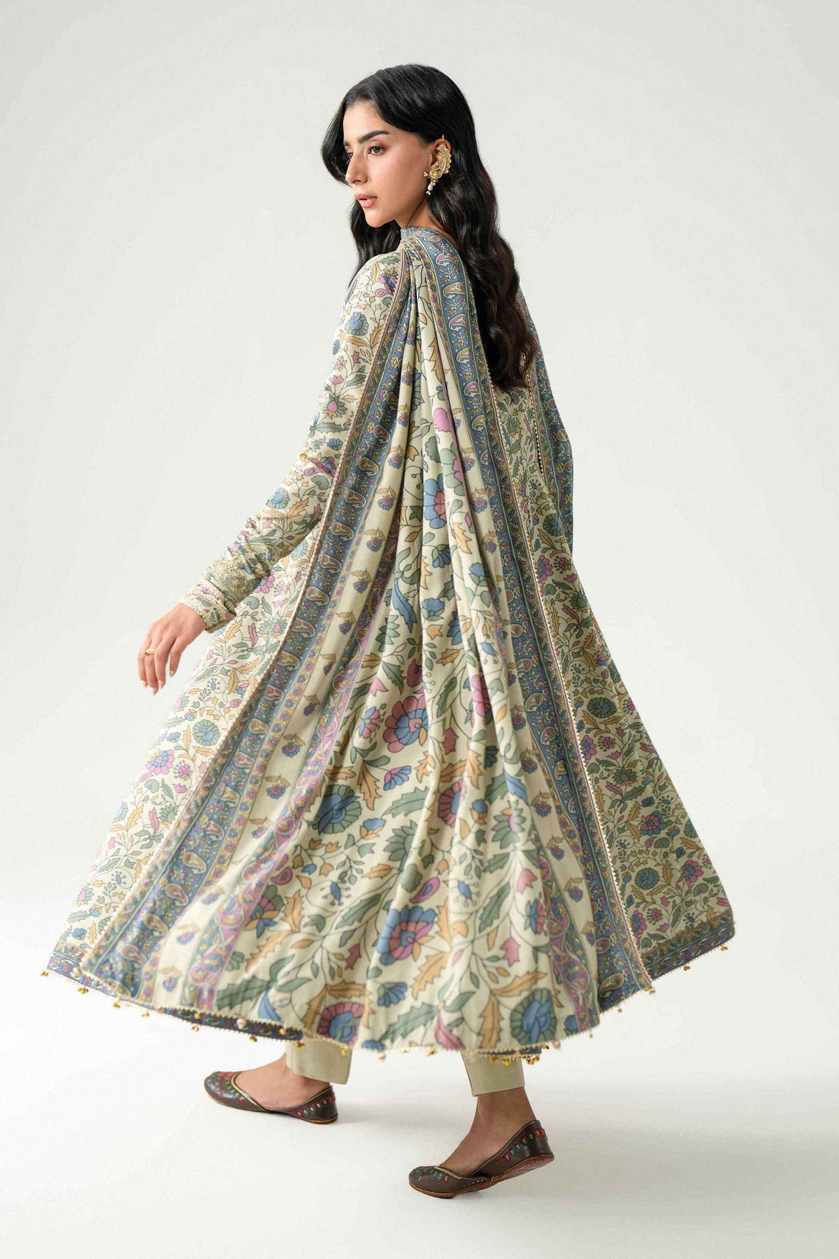 3 Piece - Printed Embroidered Suit - U3PE-NISHA26WV1-42