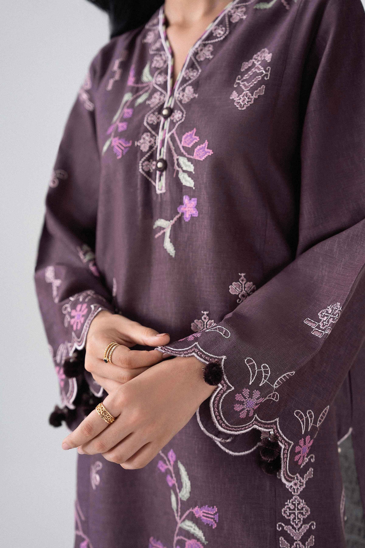 3 Piece - Embroidered Suit - U3PE-NISHA26WV1-54