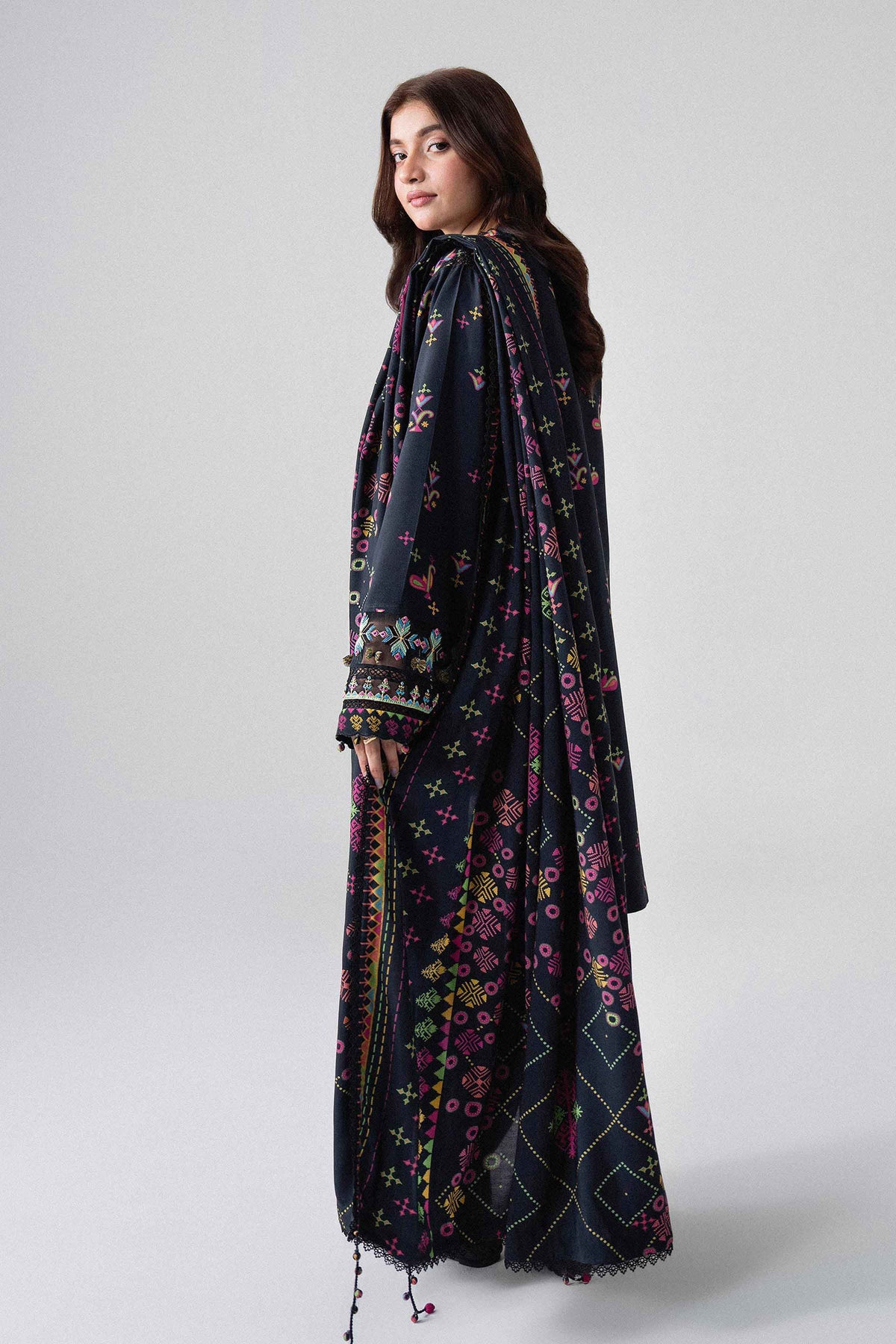 3 Piece - Printed Embroidered Suit - U3PE-NISHA26WV1-6