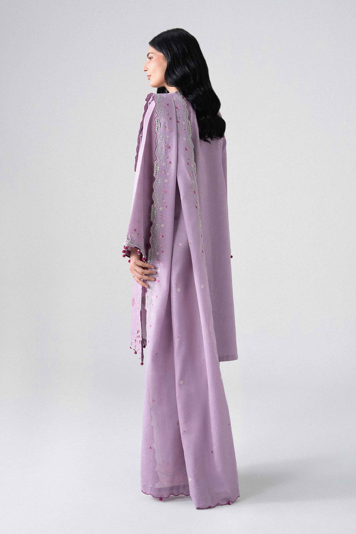 3 Piece - Embroidered Suit - U3PE-NISHA26WV1-64