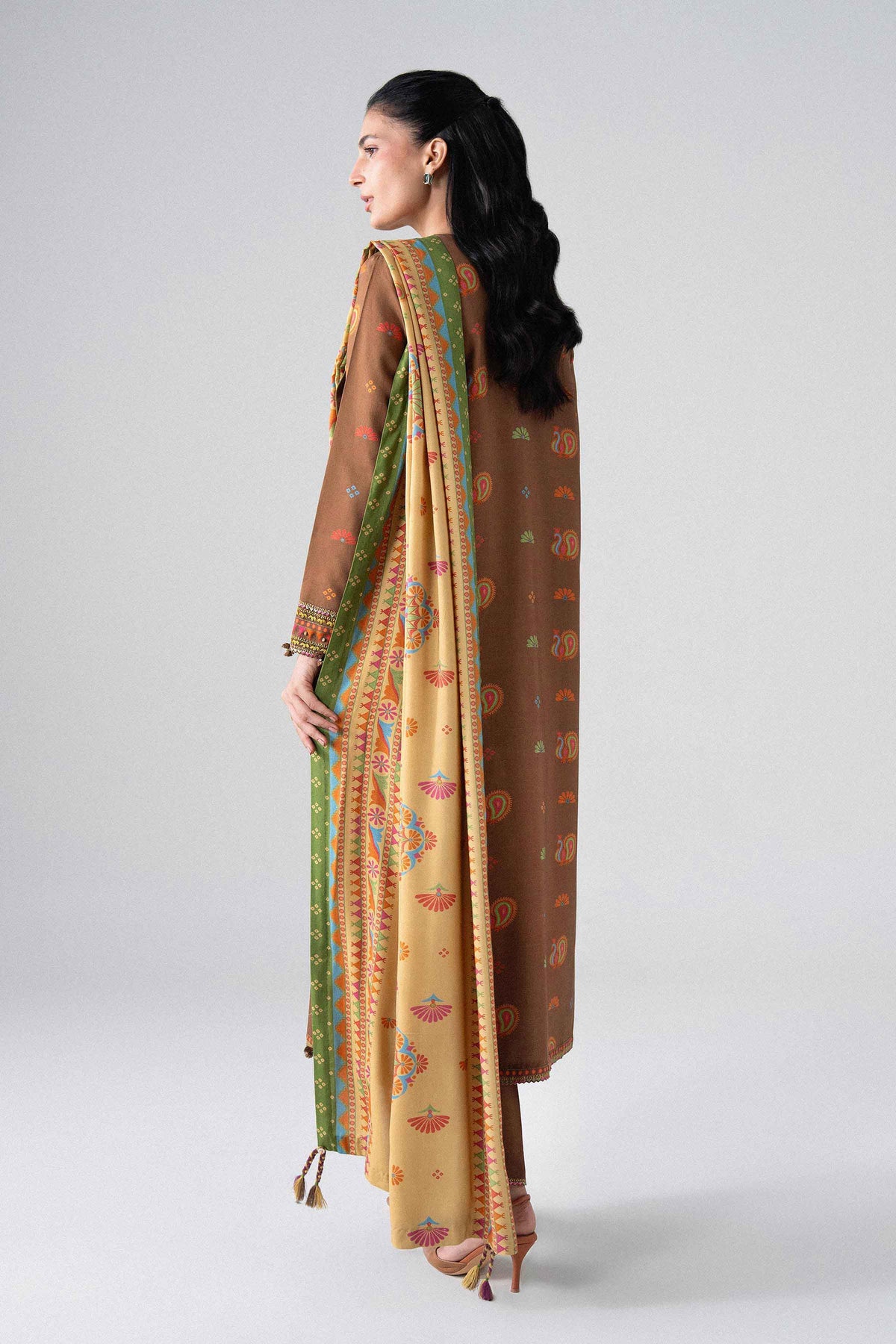 3 Piece - Printed Embroidered Suit - U3PE-NISHA26WV1-9