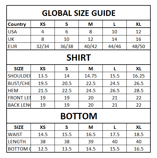Size Guide