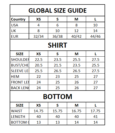 Size Guide