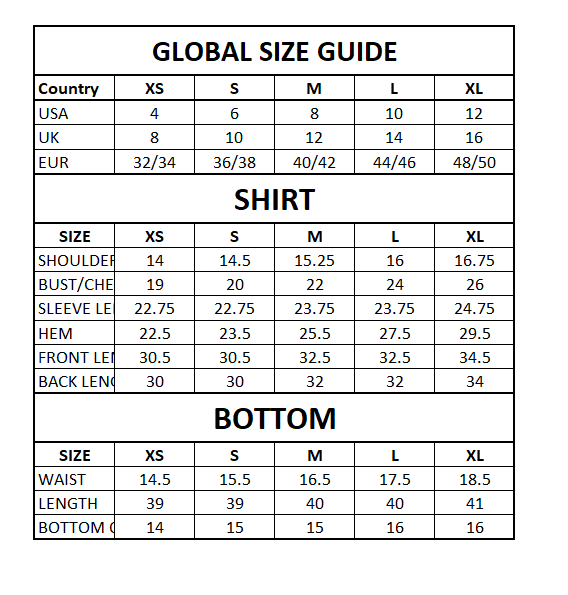 Size Guide