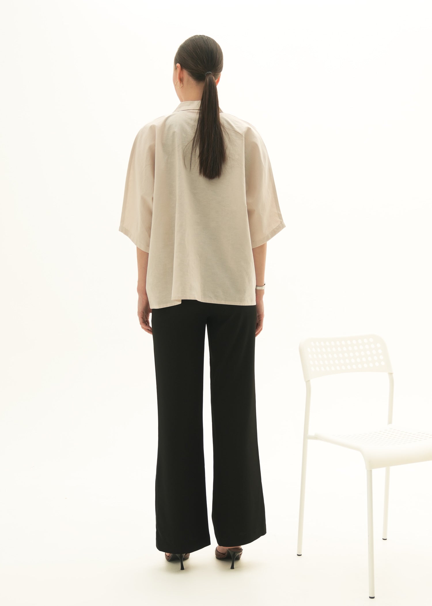 Button Down Linen Blend Shirt - KOA