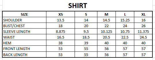 Size Guide