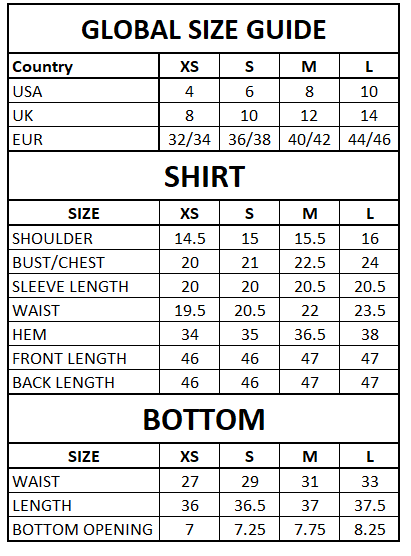 Size Guide