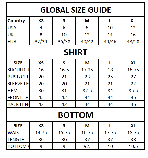 Size Guide