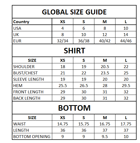 Size Guide