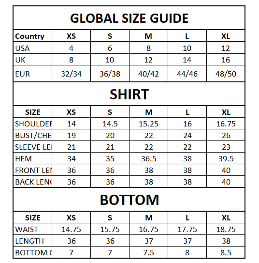 Size Guide