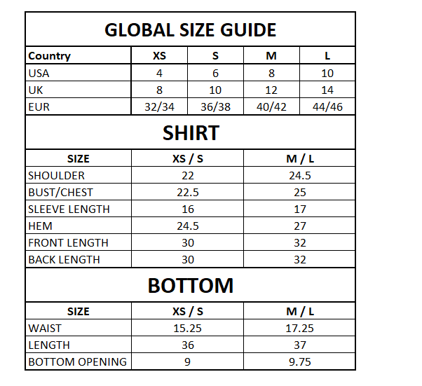 Size Guide