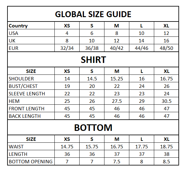 Size Guide