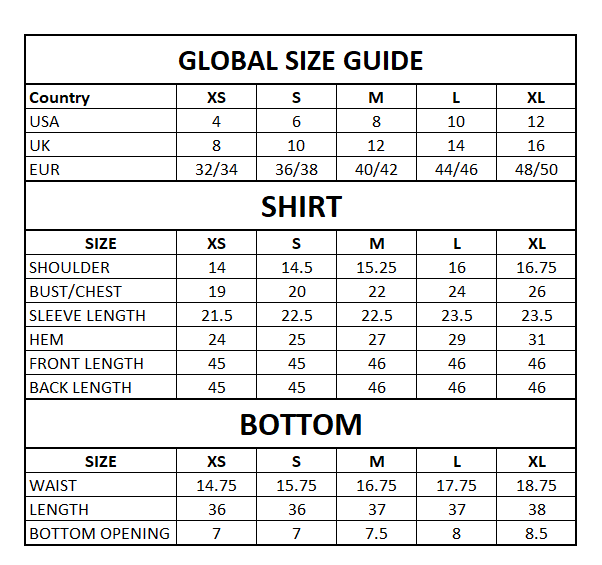 Size Guide