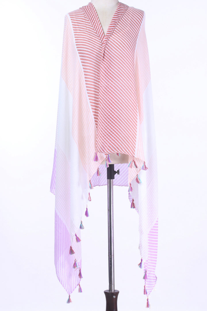 Summer Scarf TH049-pink-S20 - Nishat Linen UAE
