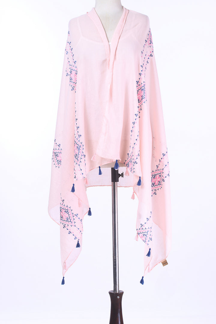 Summer Scarf TH064-pink-S20 - Nishat Linen UAE