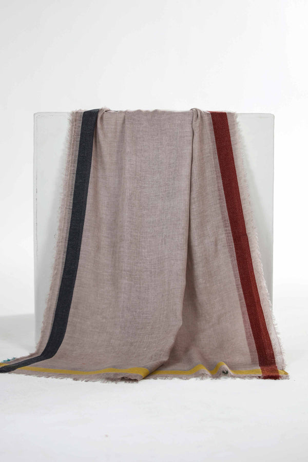 Beige Women Scarf-435172118