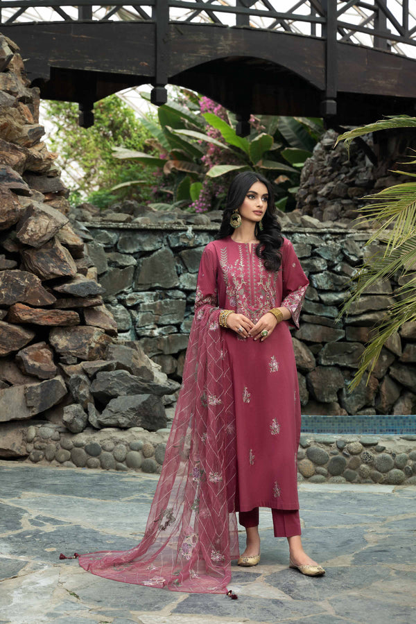 3 Piece - Embroidered Suit - 42305054