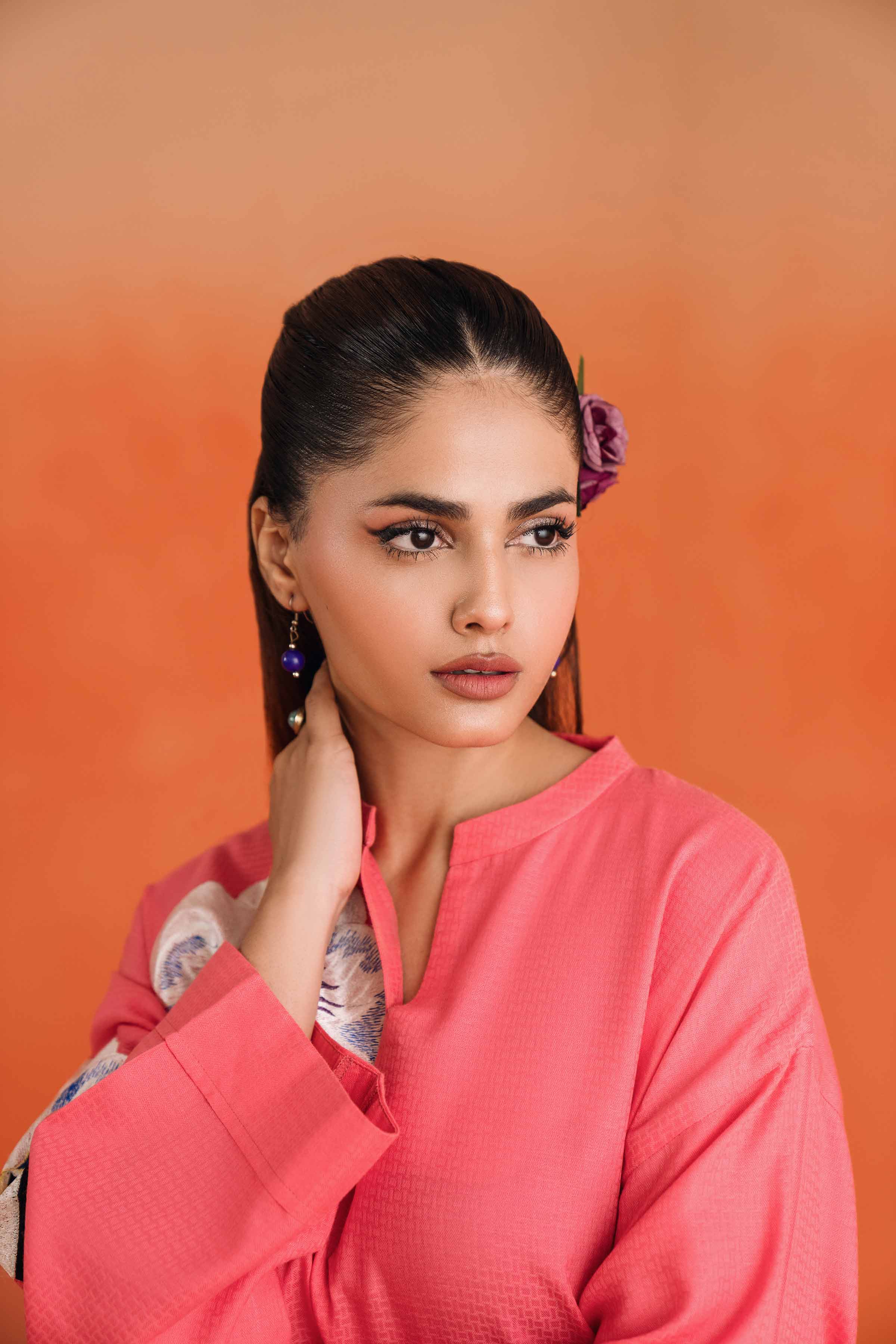 2 Piece - Dyed Embroidered Suit - 42401004