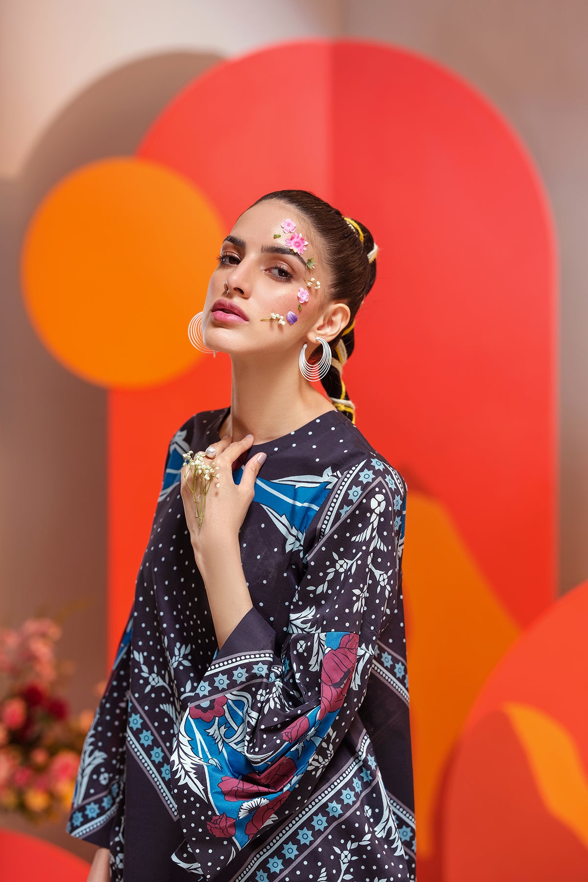 AS22-01-Printed Long Shirt