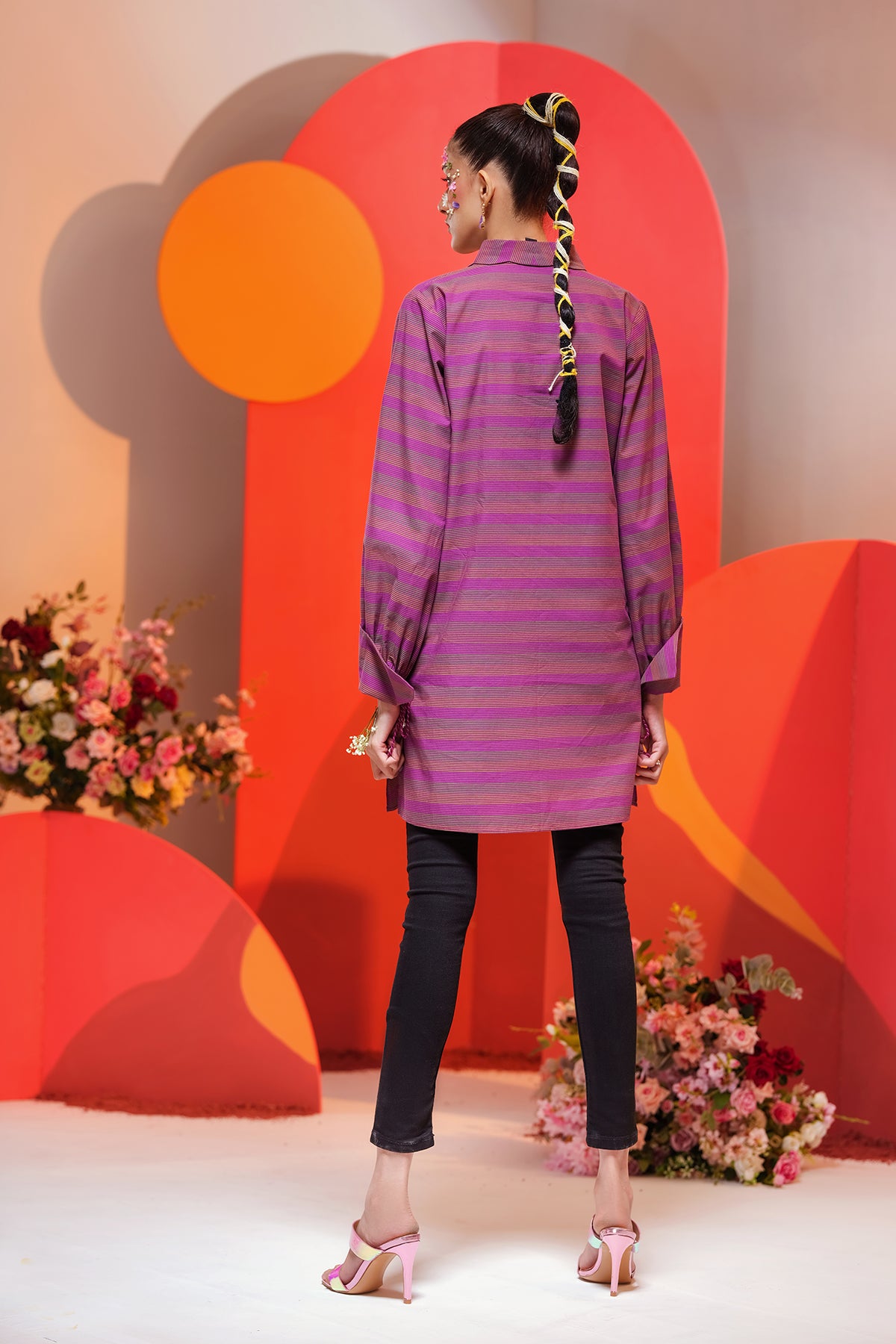 AS22-12-Button Down Printed Shirt