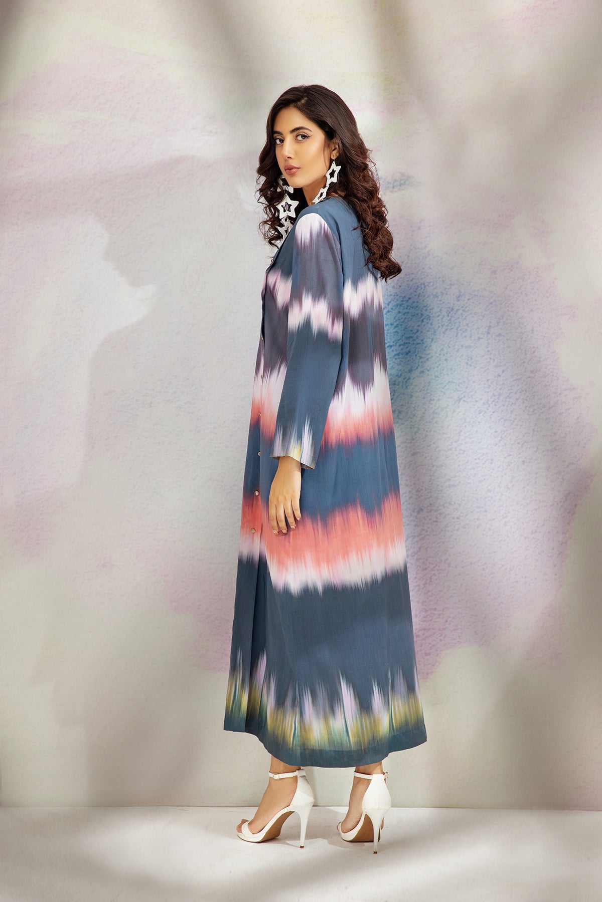 AS22-24-Printed Long Dress