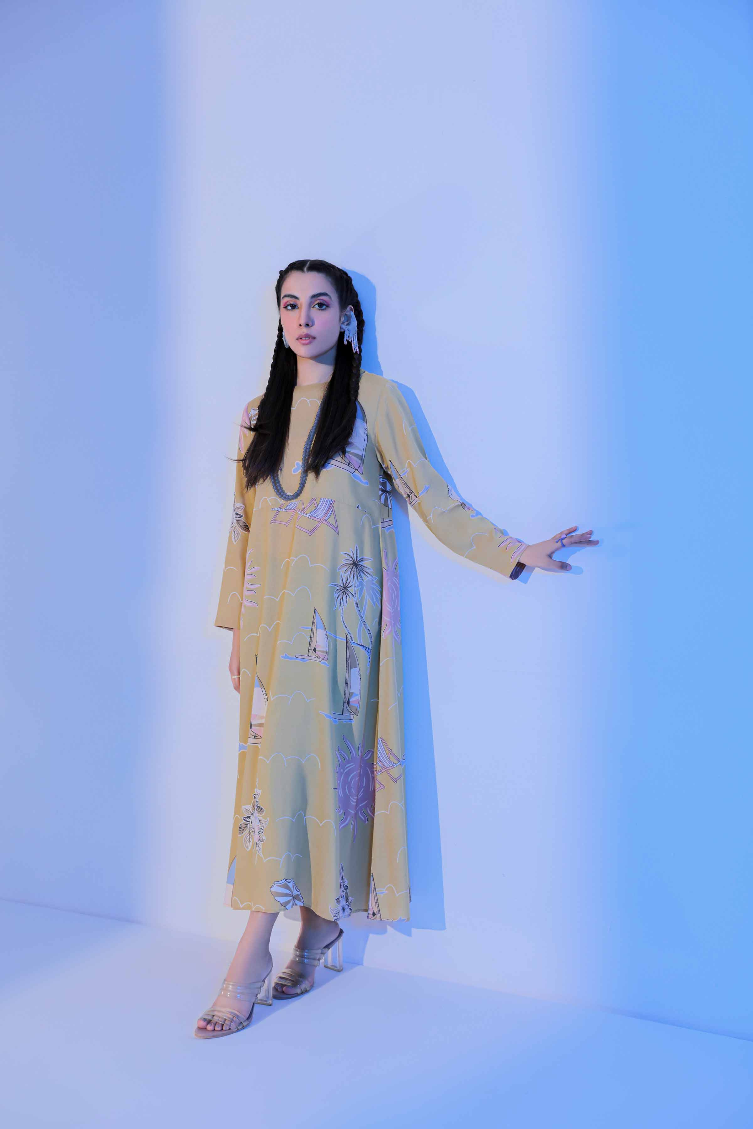 Printed Dress - AS23-39